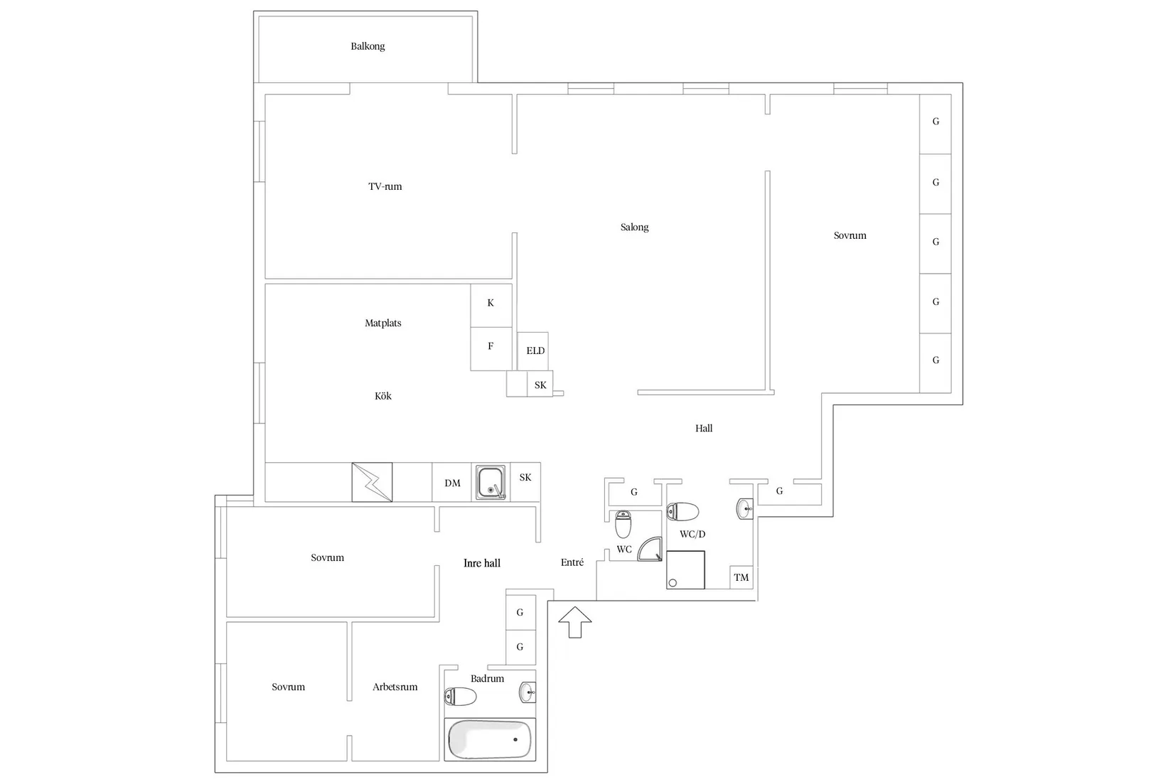 Bostadsrätt, John Ericssonsgatan 7, 4tr, Kungsholmen - Norr Mälarstrand, Stockholm