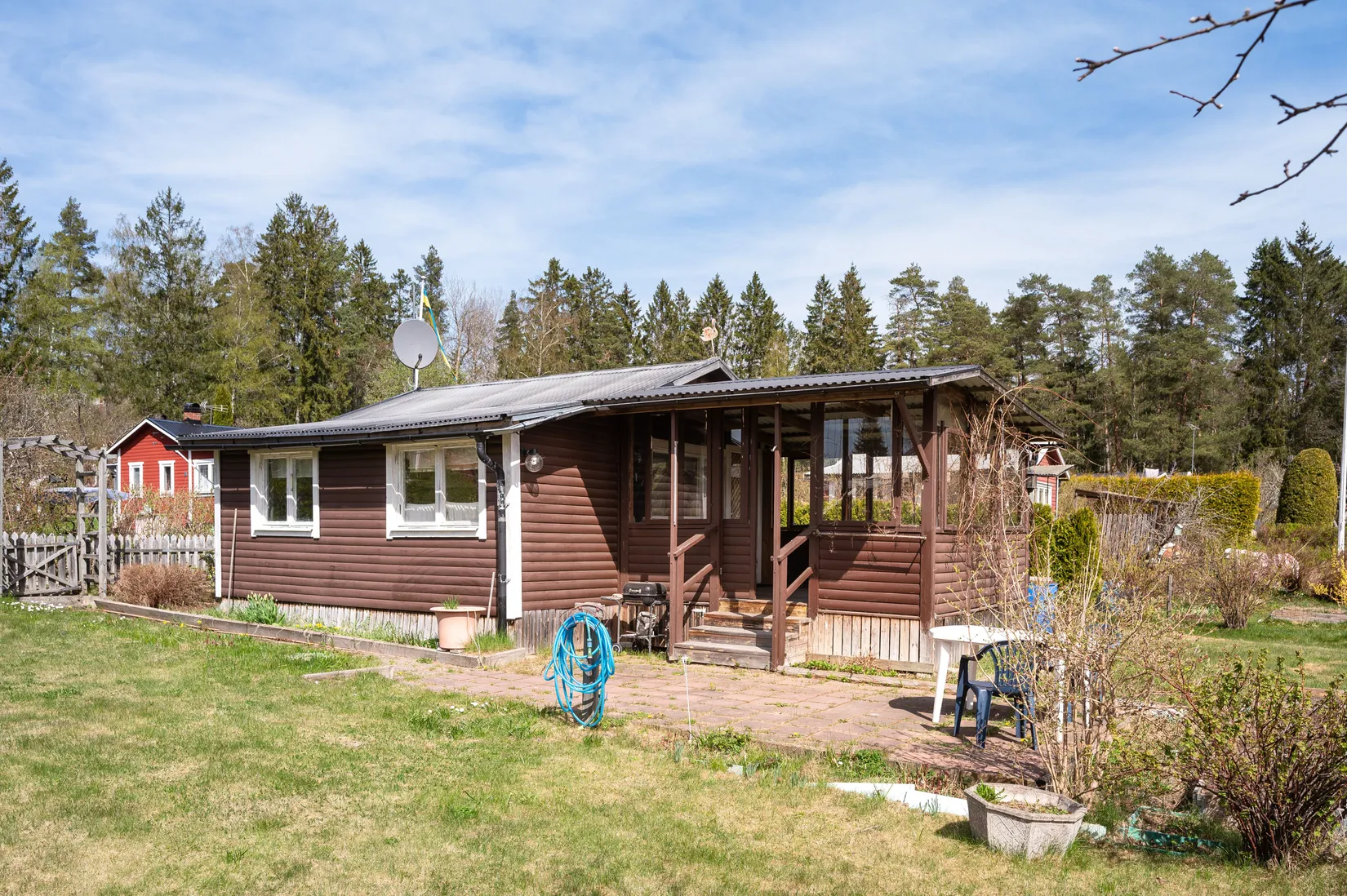 Fritidshus, Rödkolsstigen 2, Eklundsnäs koloniområde, Södertälje
