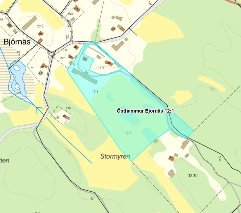 Gård/Skog, Björnäs 413, Björnäs, Östhammar