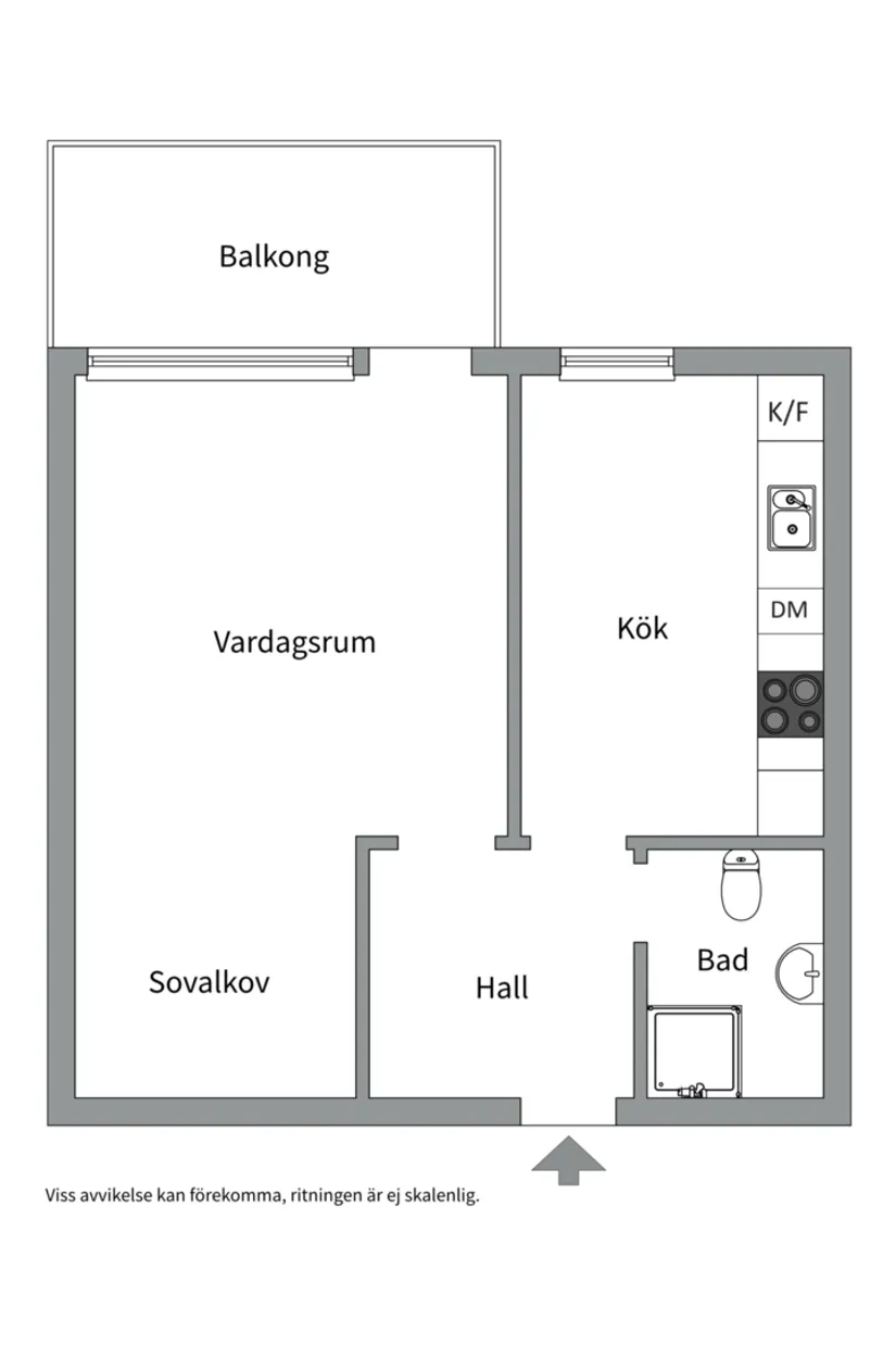 Bostadsrätt, Granitvägen 22B, Eriksberg, Uppsala