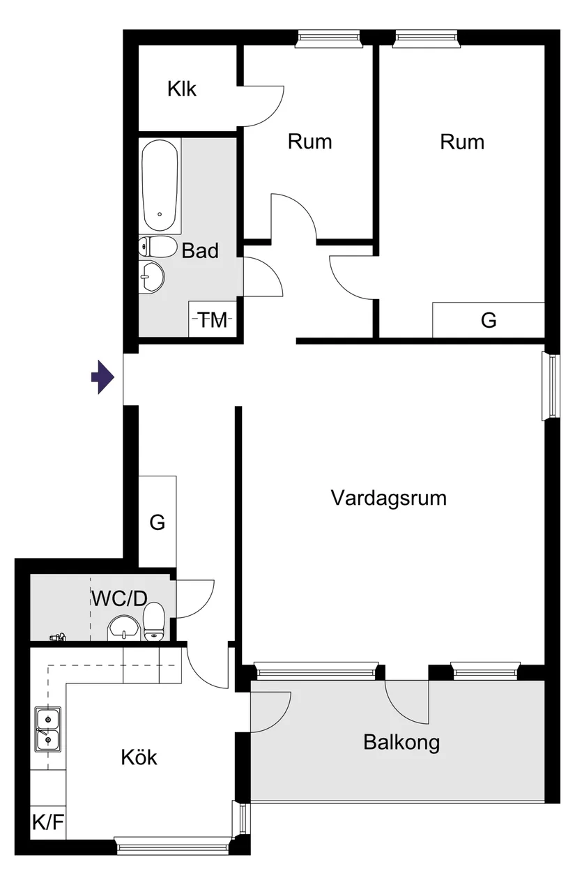 Bostadsrätt, Larsbergsvägen 35, Larsberg, Lidingö