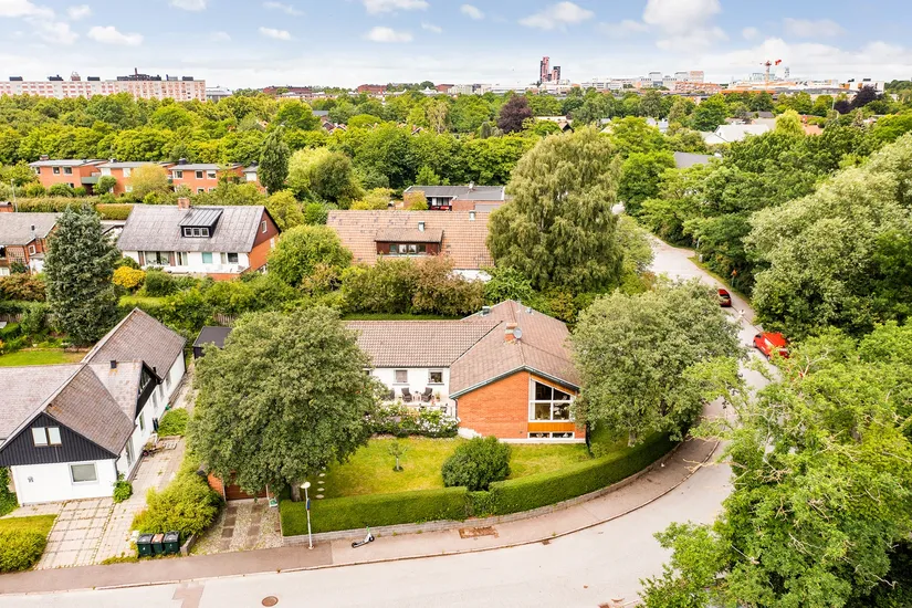 Villa, Hills väg 1, Galjevången, Lund