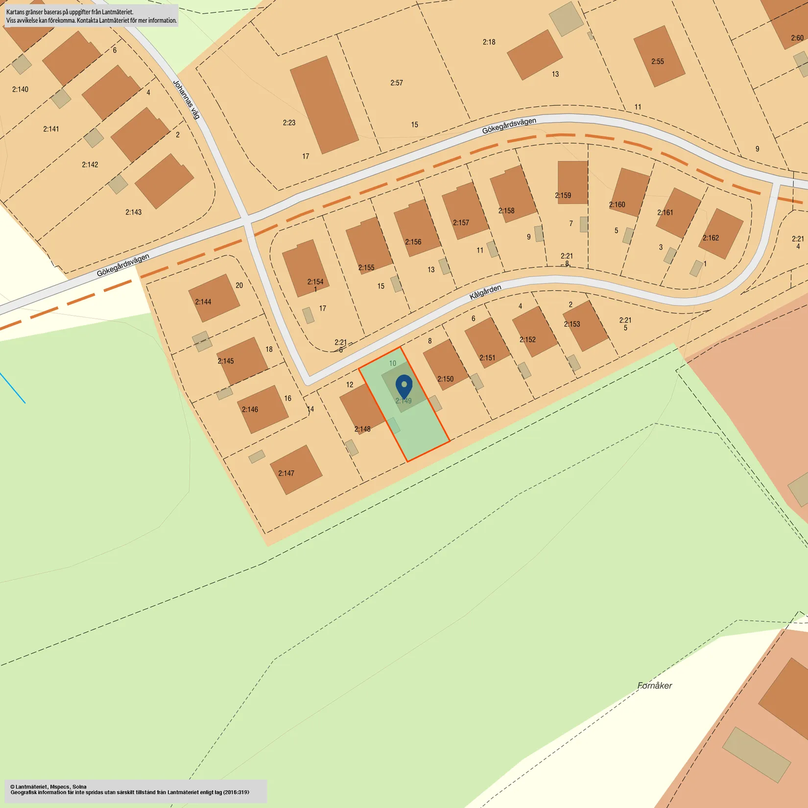 Radhus, Kålgården 10, Öjersjö, Partille