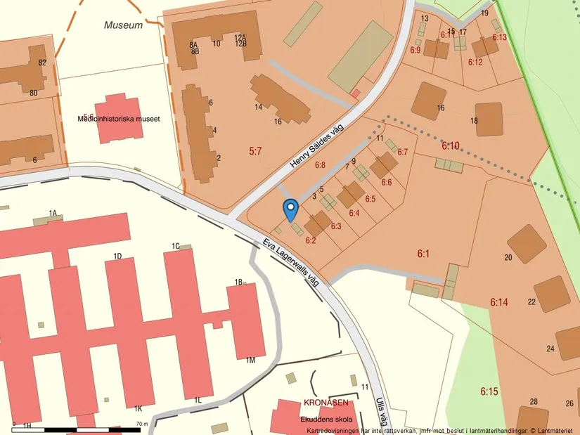 Villa, Henry Säldes väg 1, Ulleråker, Uppsala