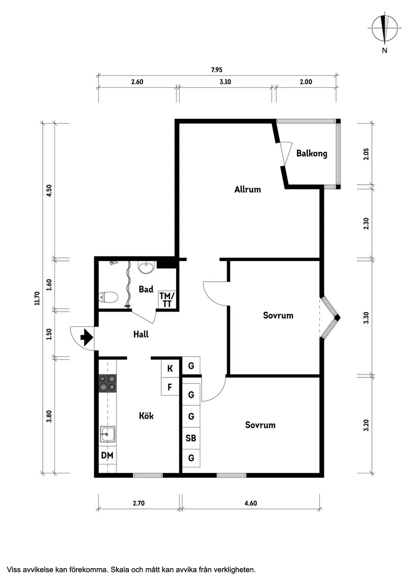 Bostadsrätt, Köpmangatan 15B, Perstorp