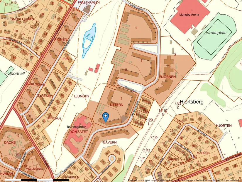 Bostadsrätt, Harabergsgatan 3B, Centralt, Ljungby