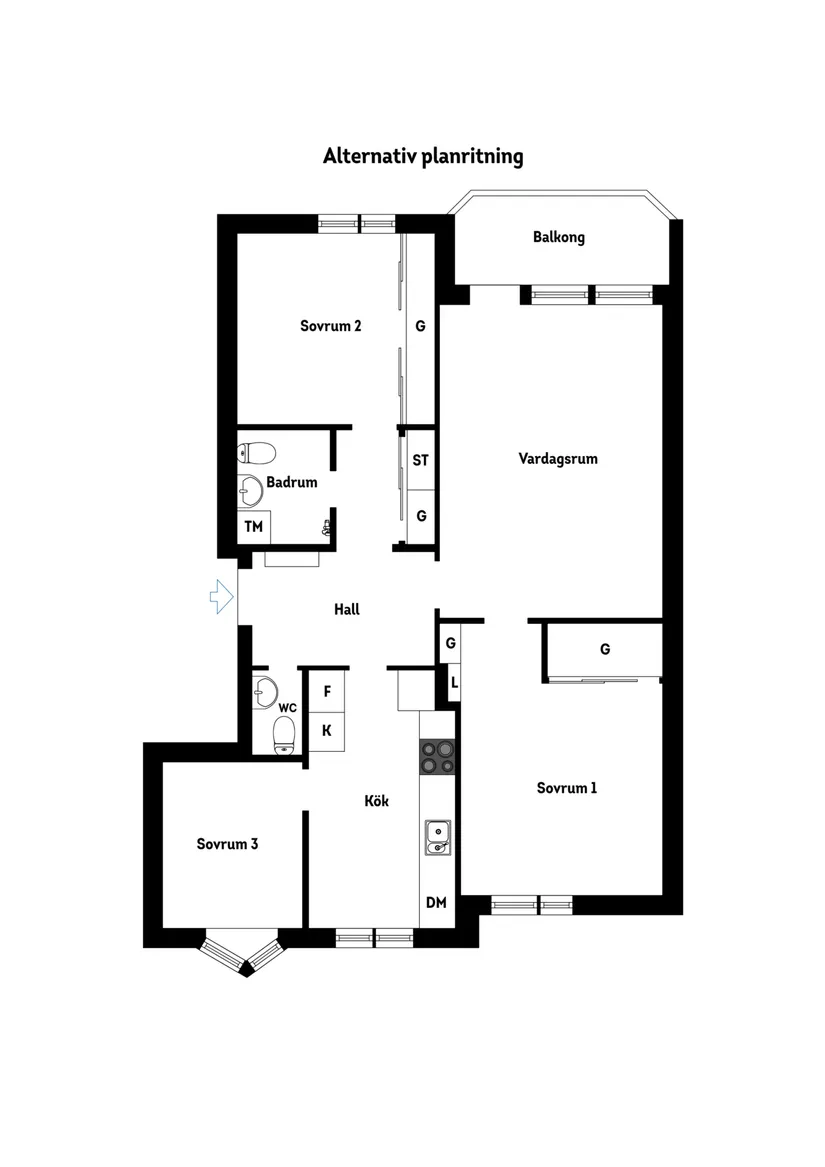 Bostadsrätt, Anna Sandströms gata 4, Fruängen, Stockholm