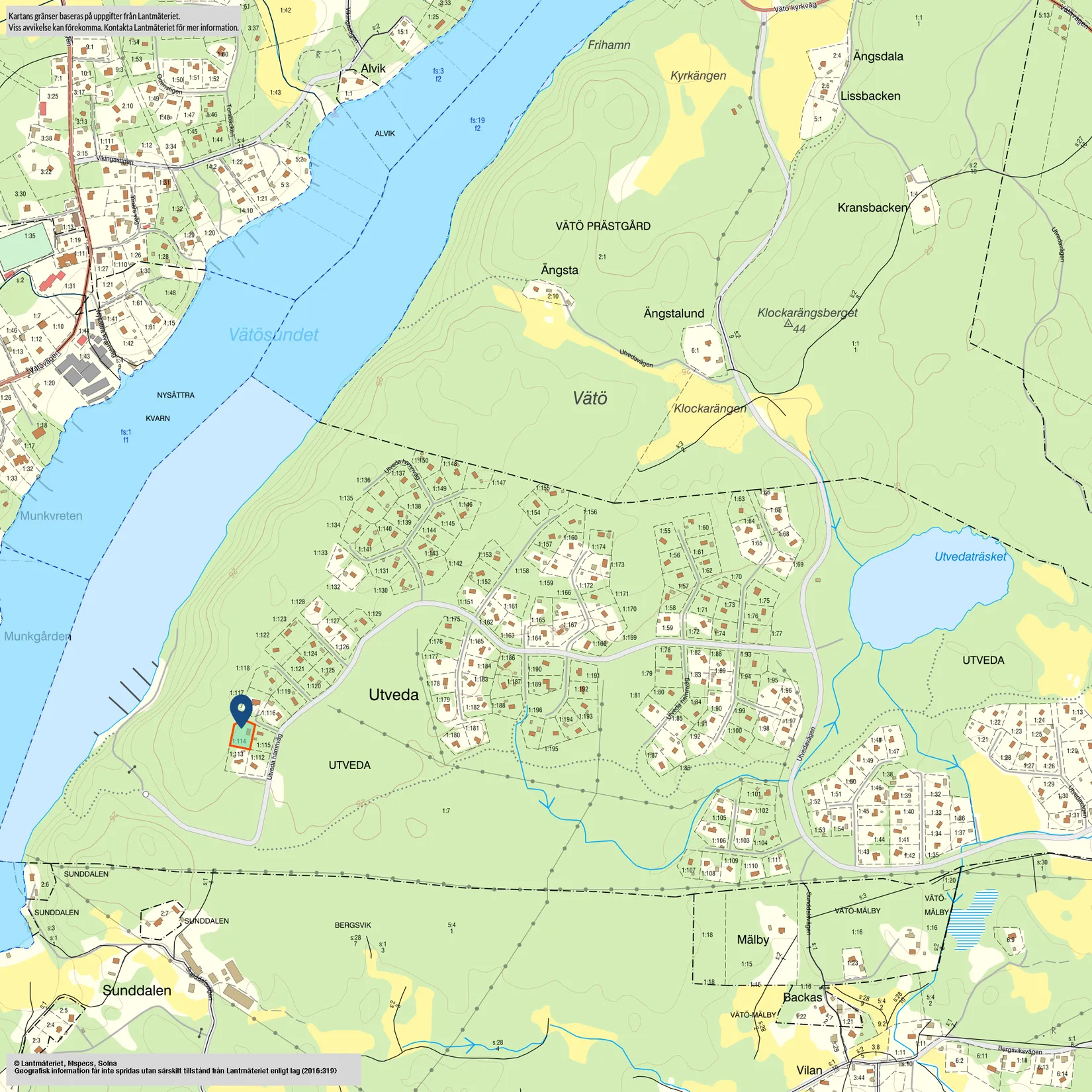Fritidshus, Utveda hamnväg 233, Vätö, Norrtälje