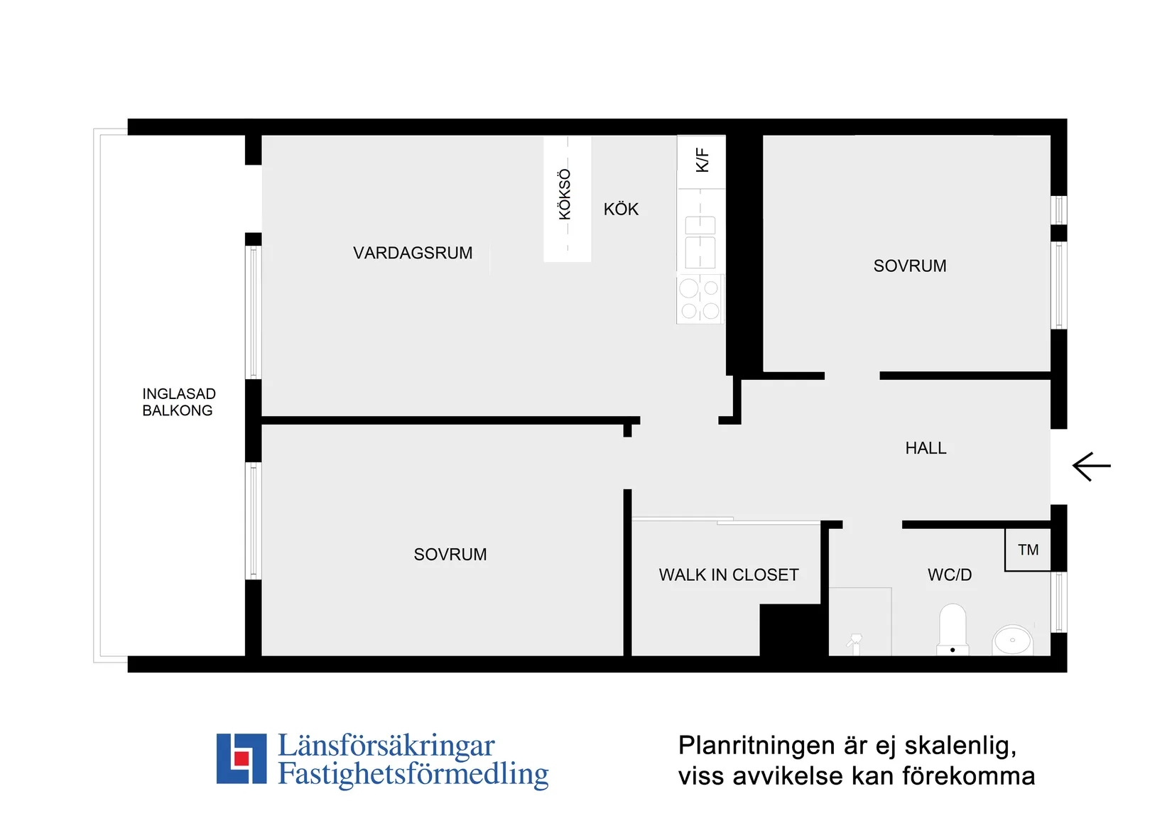 Bostadsrätt, Johan Enbergs Väg 22, vån 5, Västra Skogen, Solna