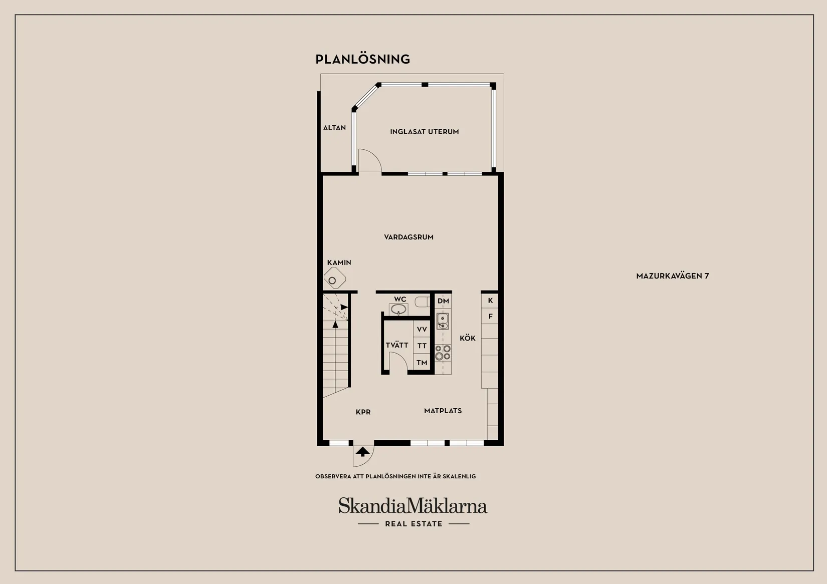 Radhus, Mazurkavägen 7, Brunna, Upplands-Bro