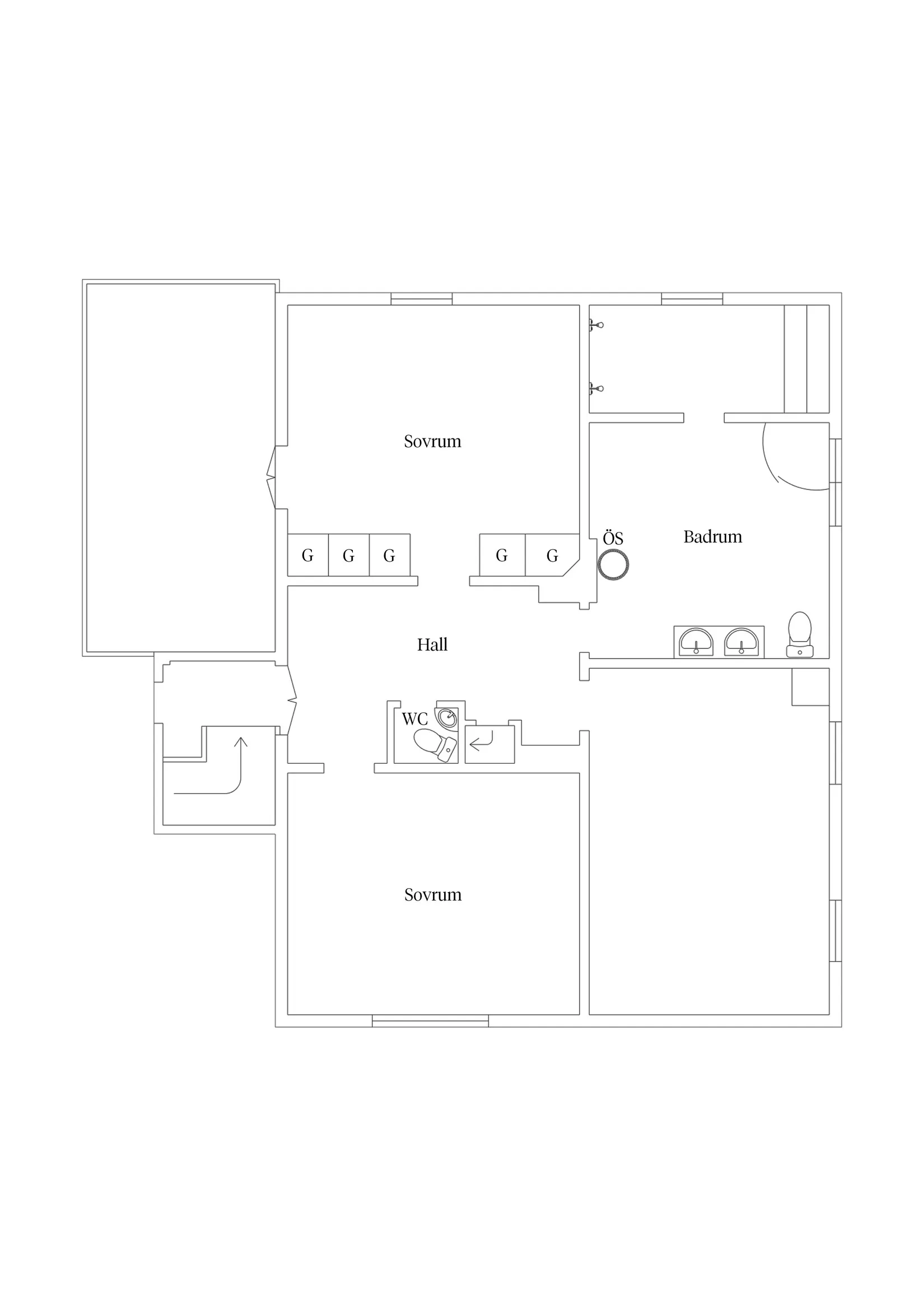 Villa, Önevägen 7, Nälden, Krokom