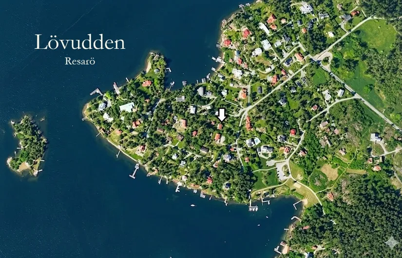 Villa, Lövuddsvägen 16, Resarö, Vaxholm