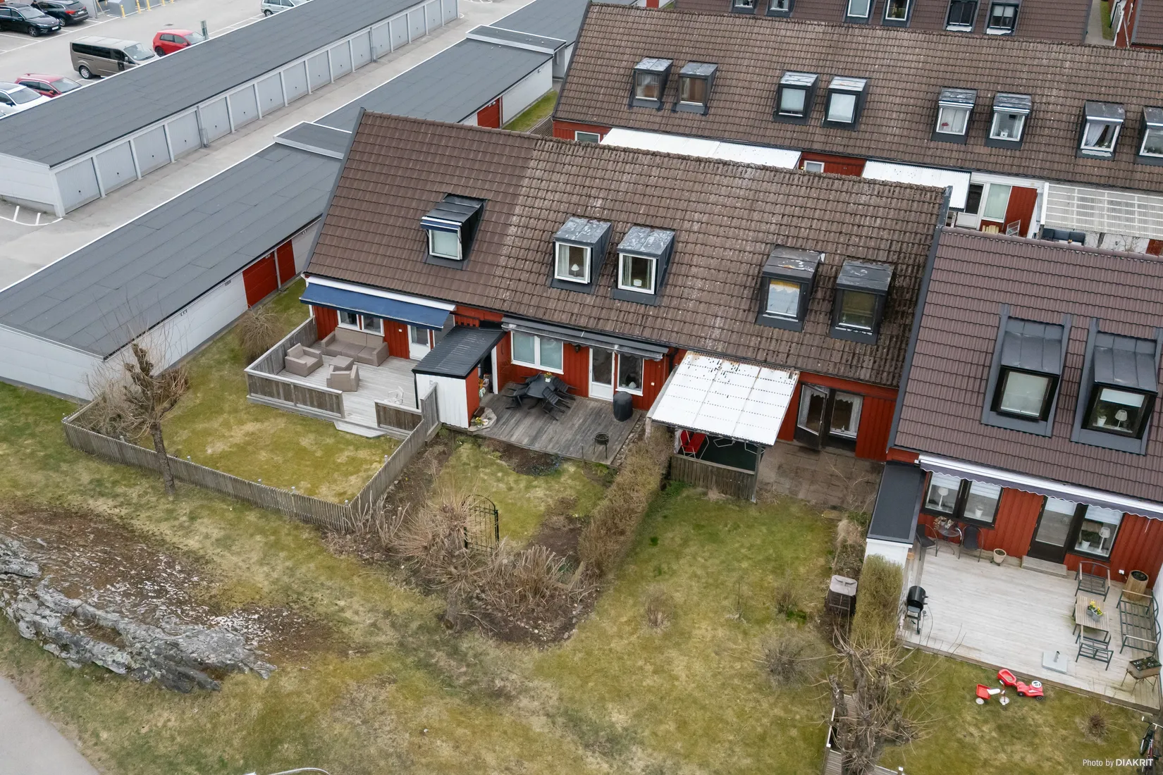 Radhus, Sparrfeltsgatan 40, Kristineberg, Borås