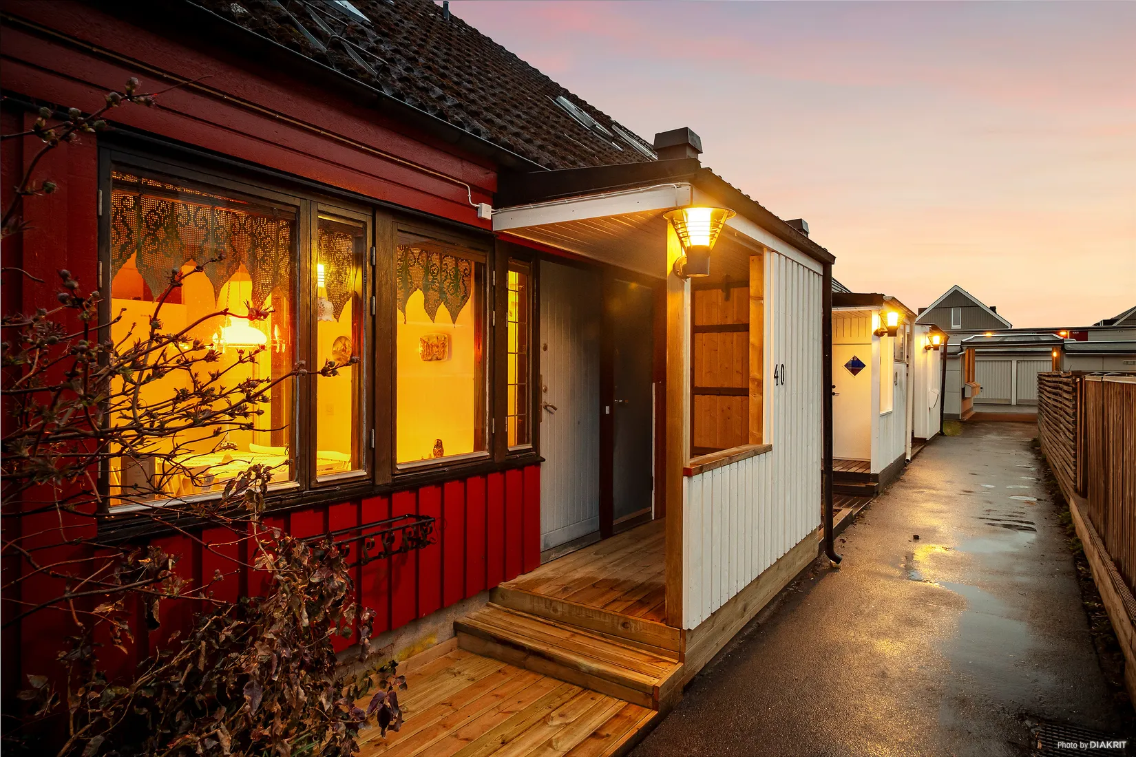 Radhus, Sparrfeltsgatan 40, Kristineberg, Borås