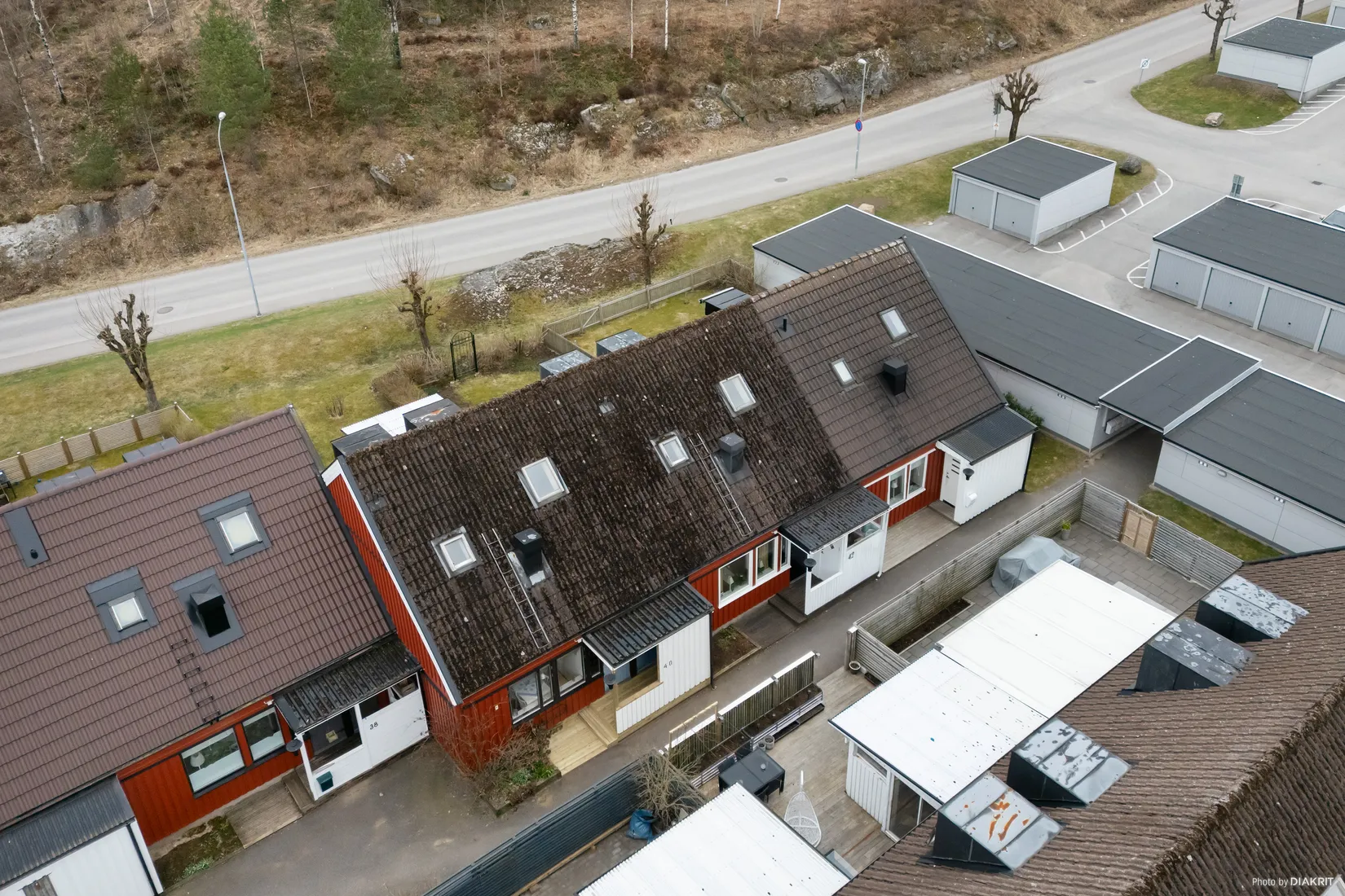 Radhus, Sparrfeltsgatan 40, Kristineberg, Borås