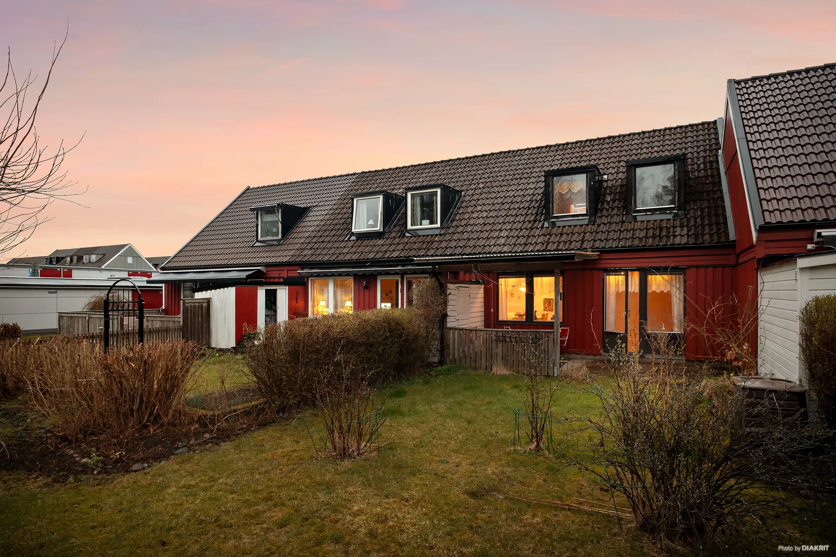 Radhus, Sparrfeltsgatan 40, Kristineberg, Borås
