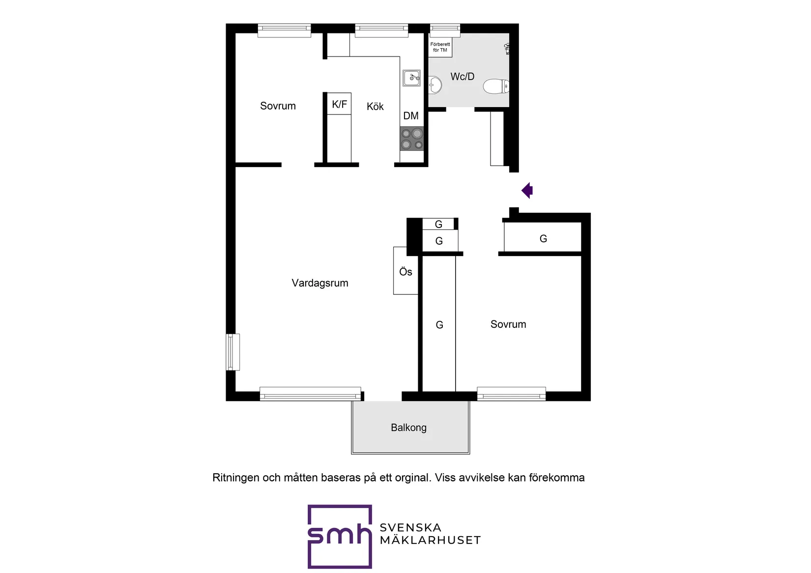 Bostadsrätt, Tranebergsvägen 74, Bromma / Traneberg, Stockholm