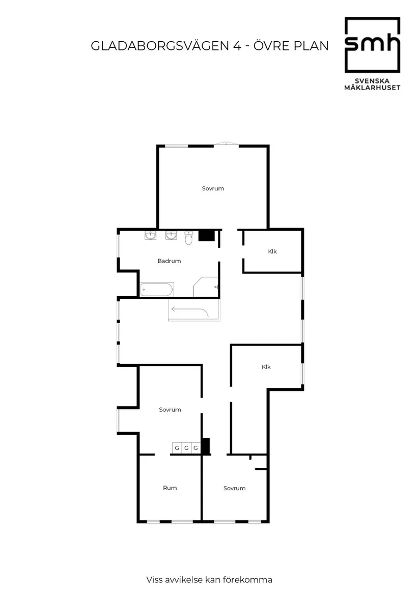 Villa, Gladaborgsvägen 4, Bjuv