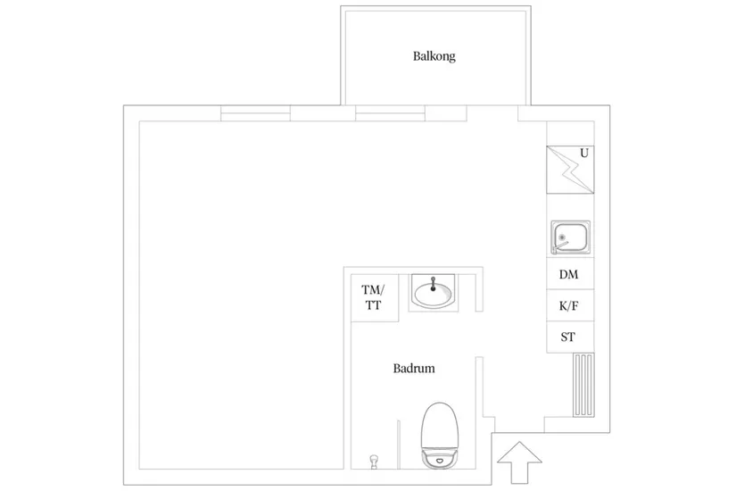 Bostadsrätt, Slottsgatan 41A, Öster City, Jönköping