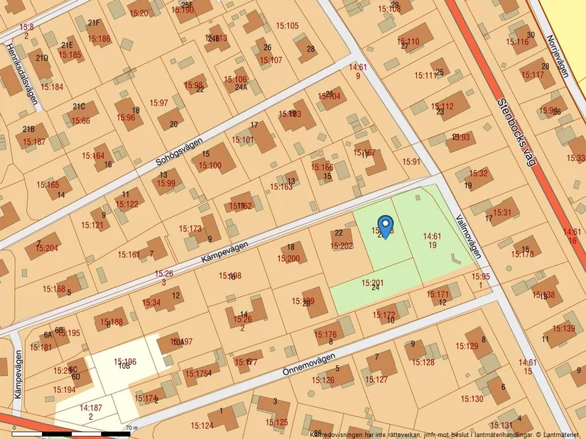 Tomt, Kämpevägen 26, Höllviken, Vellinge