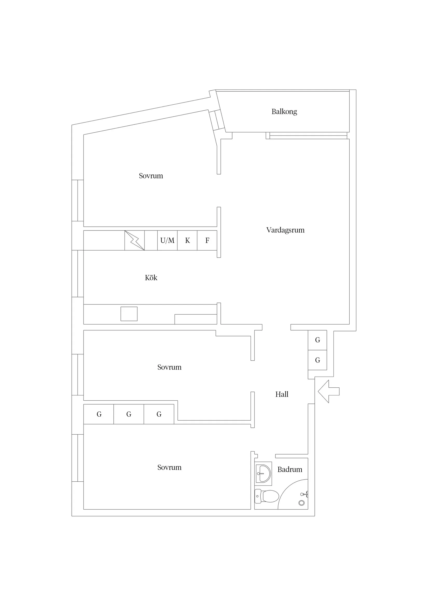 Bostadsrätt, Limhamnsvägen 10A, Ribersborg, Malmö