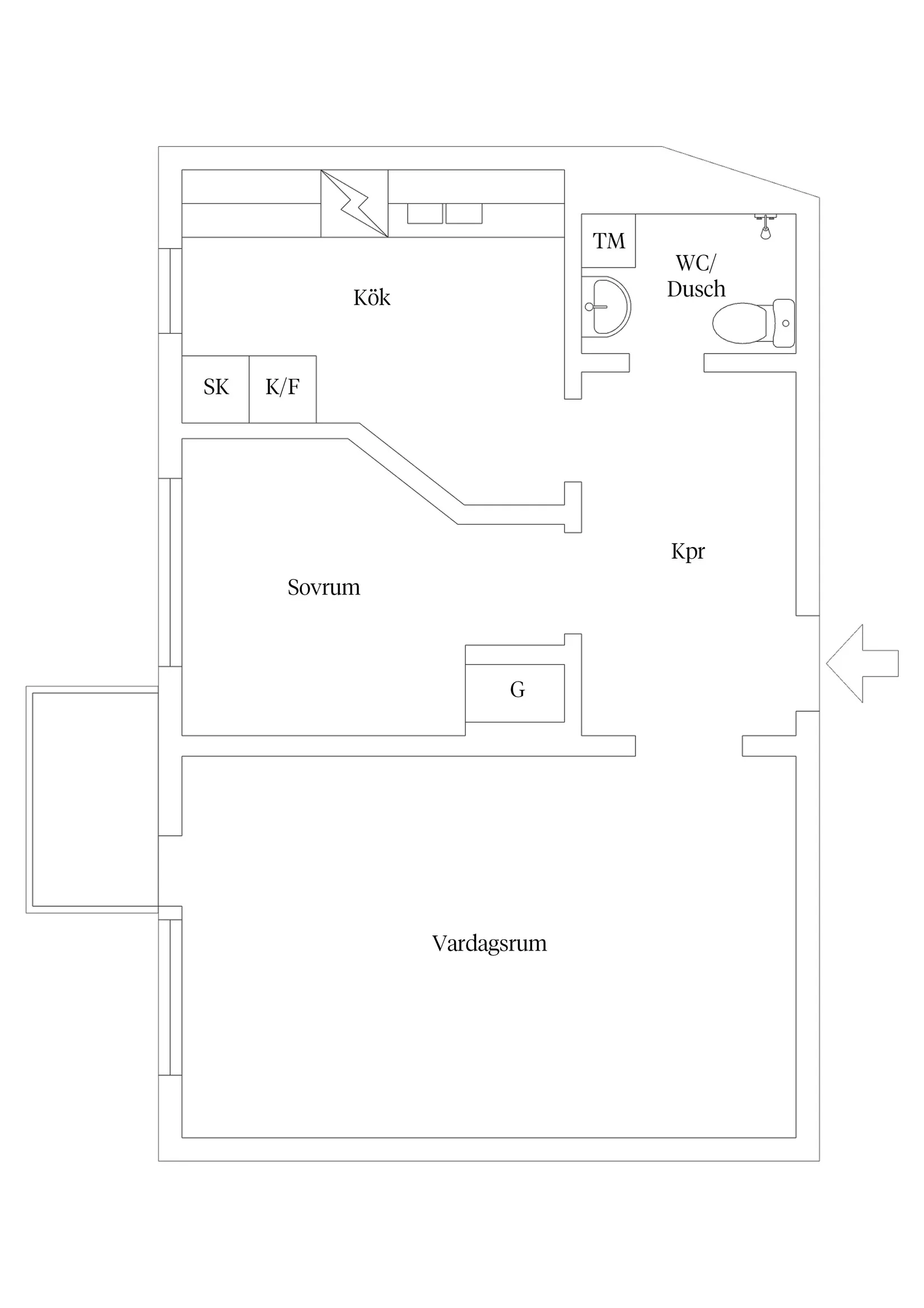 Bostadsrätt, Norbyvägen 75A, Sommarro, Uppsala