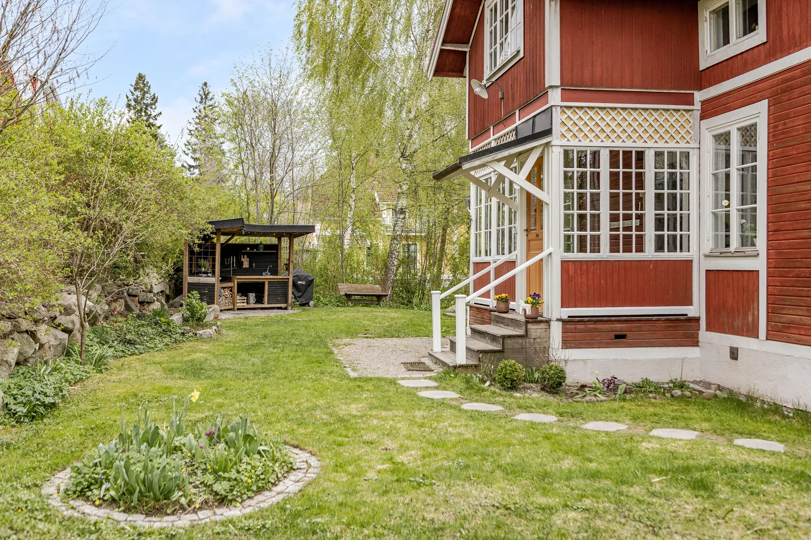Villa, Klockarevägen 6, Kyrkbacken, Falun