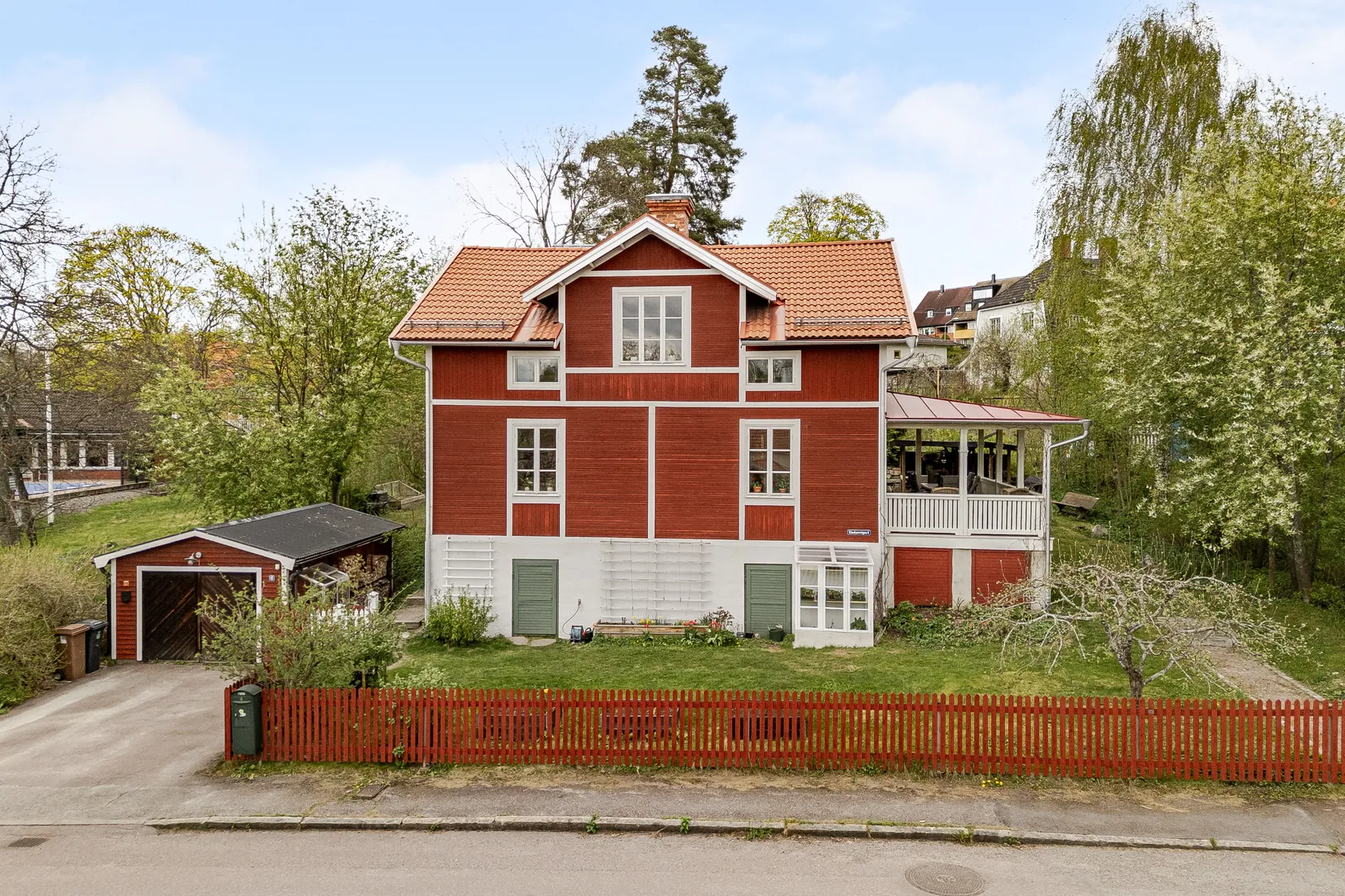 Villa, Klockarevägen 6, Kyrkbacken, Falun