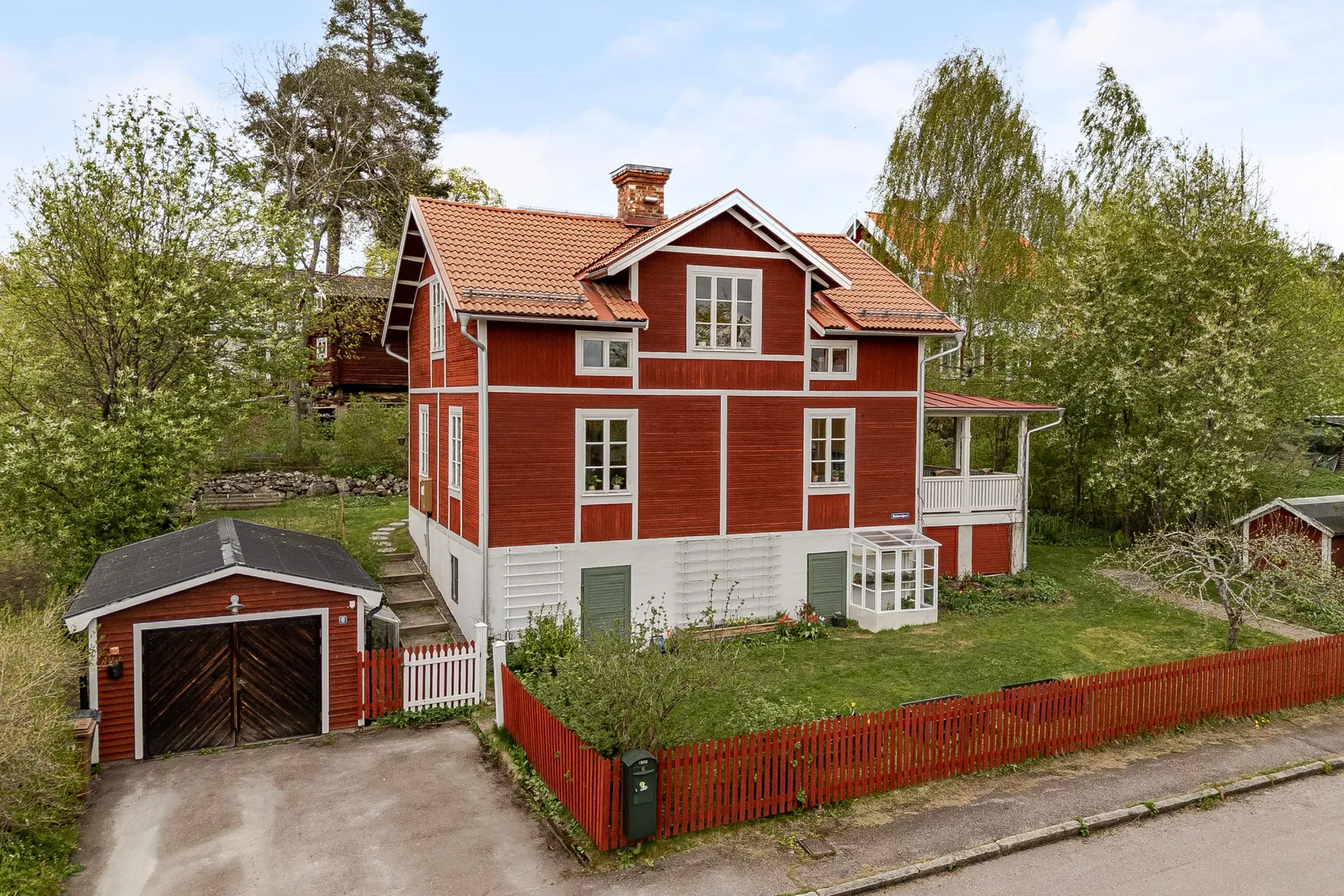 Villa, Klockarevägen 6, Kyrkbacken, Falun