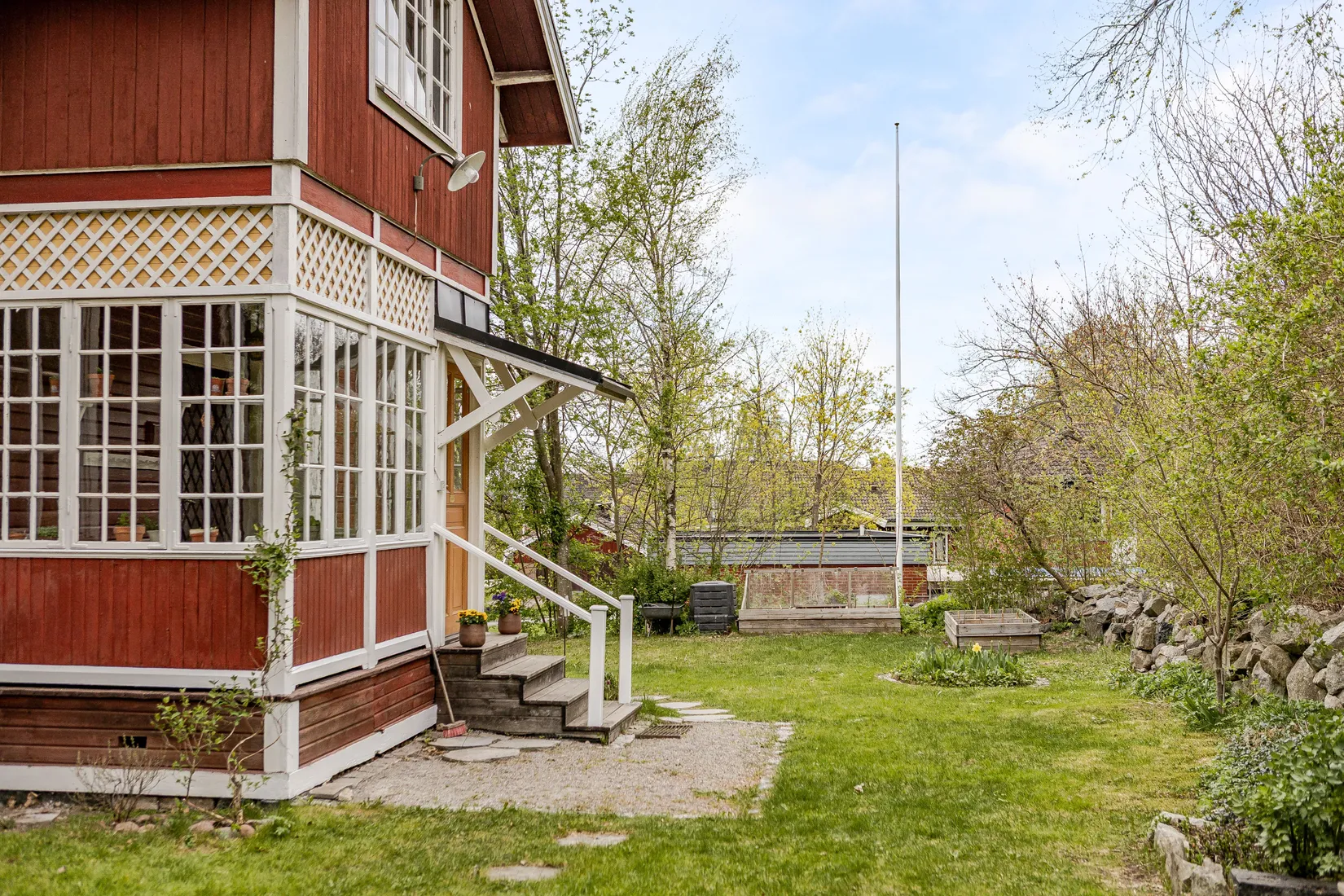 Villa, Klockarevägen 6, Kyrkbacken, Falun