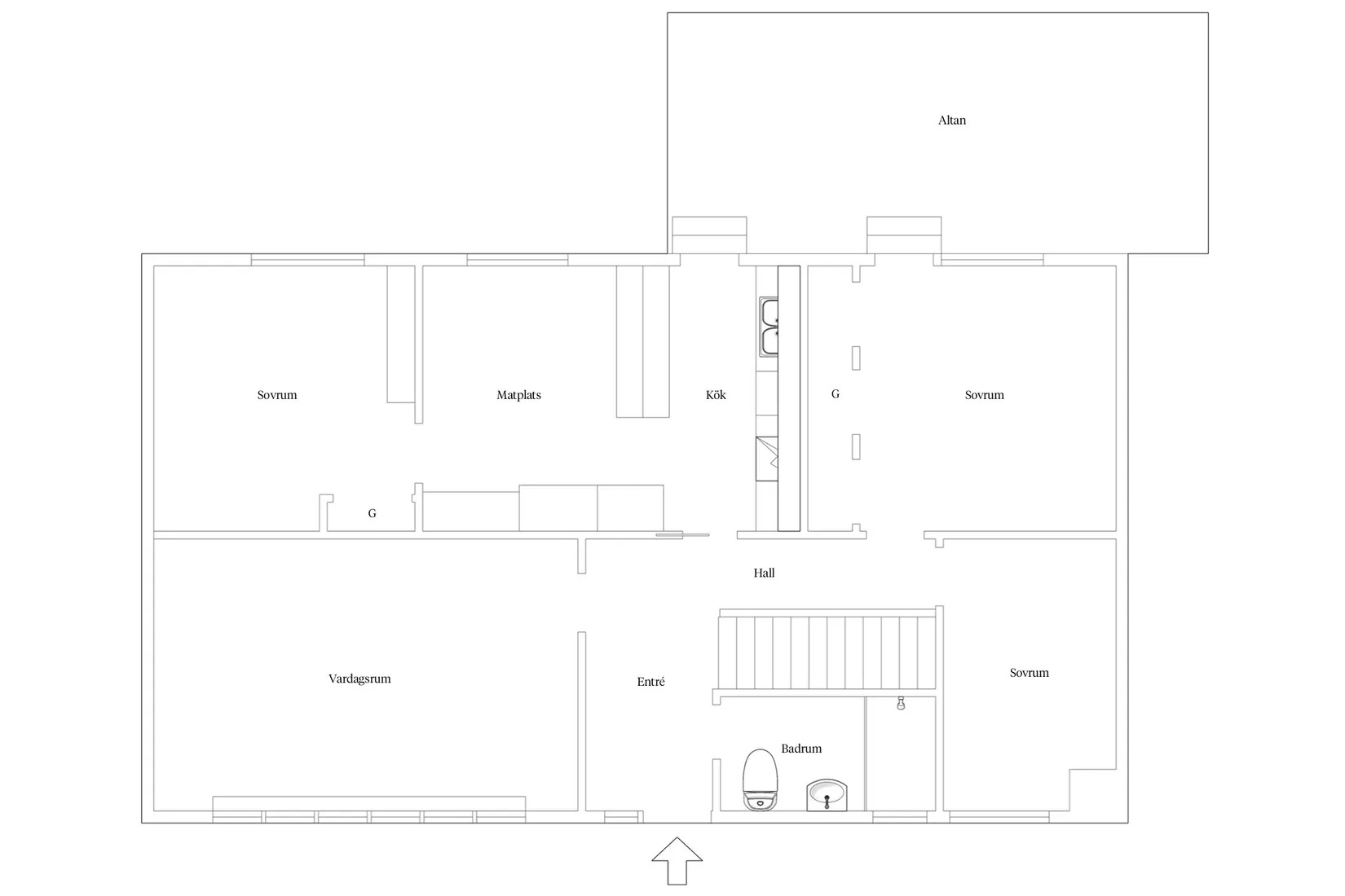 Villa, Bergsvägen 5, Aplared, Borås