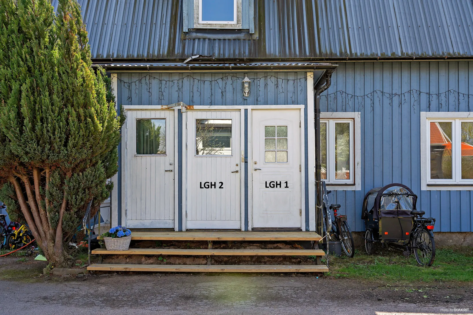Villa, Trottegatan 26A-D, Västra Gärdet, Falkenberg
