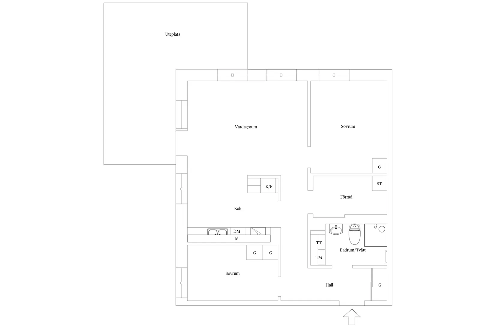 Bostadsrätt, Äppelblomsgatan 5, Väster, Landskrona