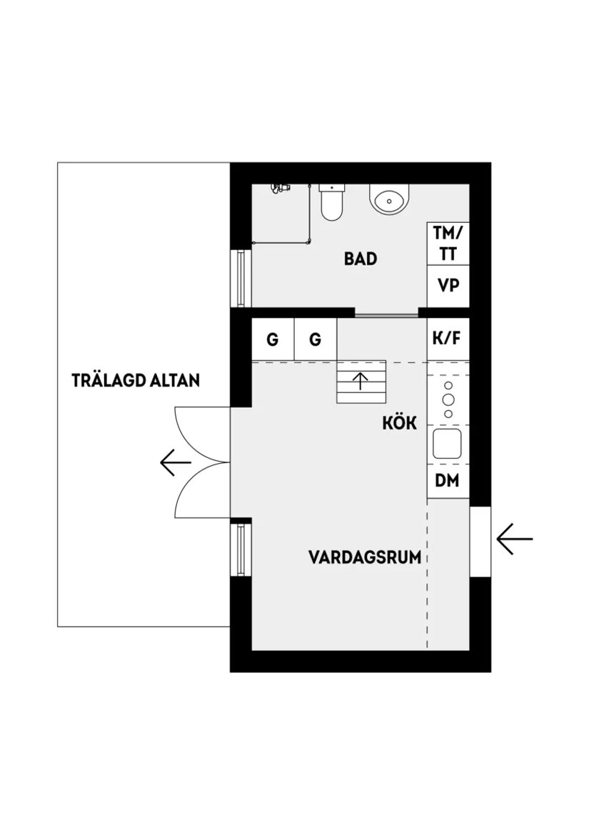 Bostadsrätt, Bergsjövägen 74, Kårsta, Vallentuna