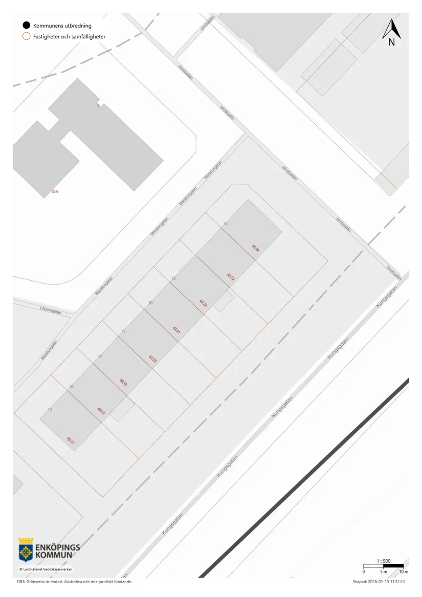 Villa, Radhus, Maratongatan 1C, Munksundet, Enköping