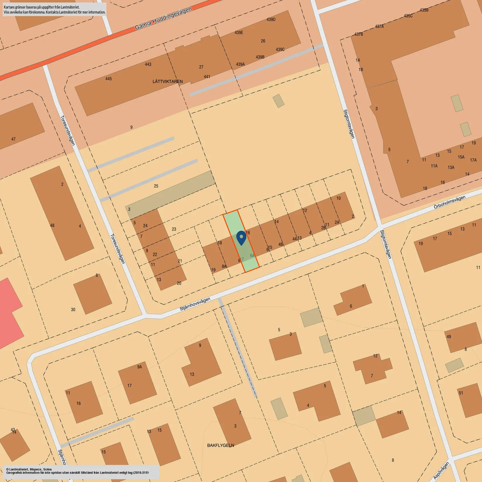 Radhus, Stjärnhovsvägen 6A, Örby - Älvsjö, Stockholm