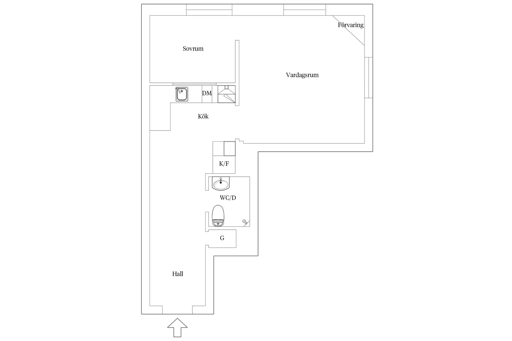 Bostadsrätt, Metargatan 13, Södermalm Sofia, Stockholm