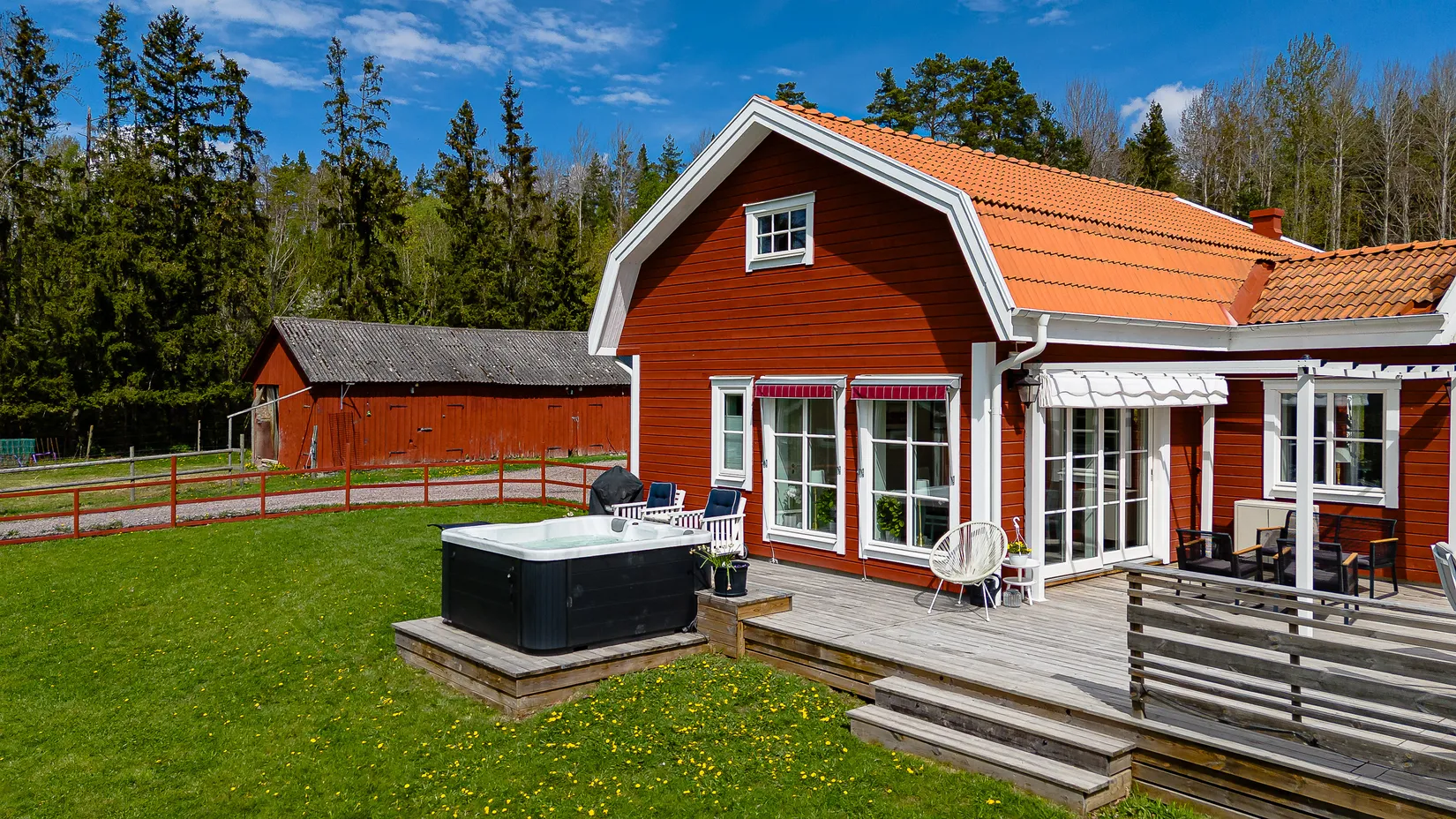 Villa, Gård/Skog,  Marielund, Flen