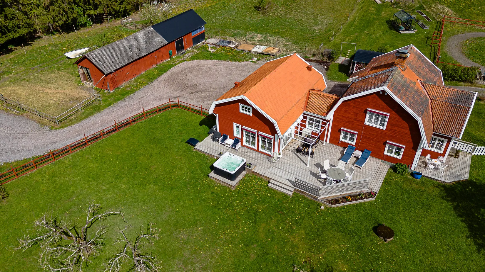 Villa, Gård/Skog,  Marielund, Flen