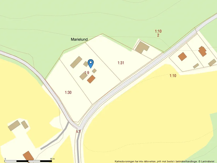 Villa, Gård/Skog,  Marielund, Flen