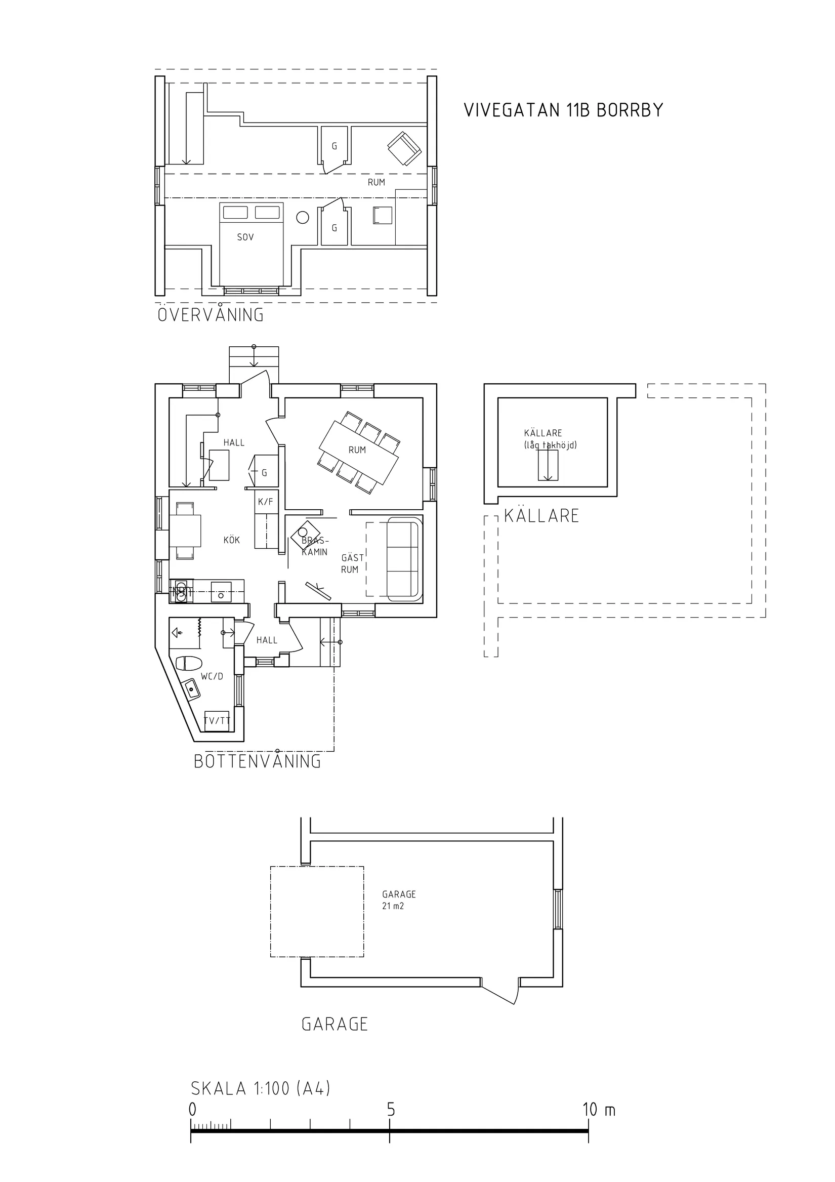 Villa, Vivegatan 11B, Borrby, Simrishamn
