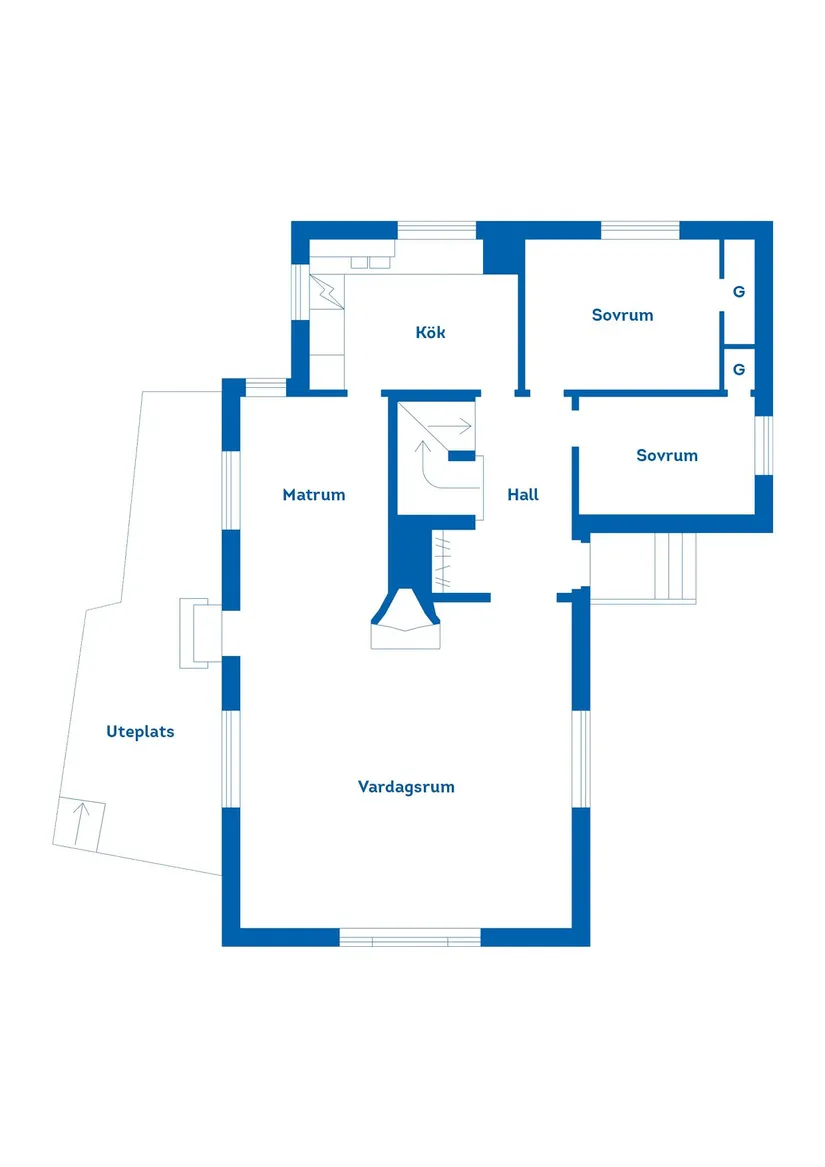 Villa, Mårdvägen 14, Olsbacka, Gävle