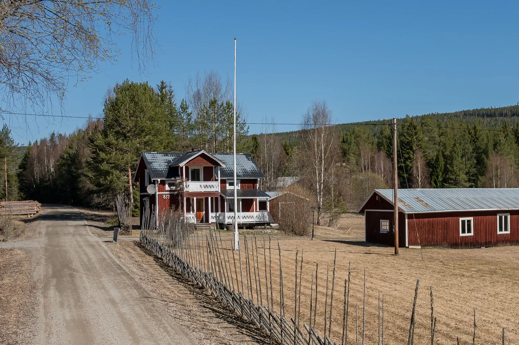Fritidshus, Näset 837, Ånge