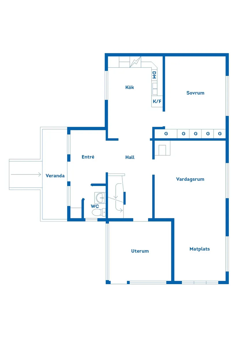 Villa, Urdarvägen 4, Lexe, Gävle