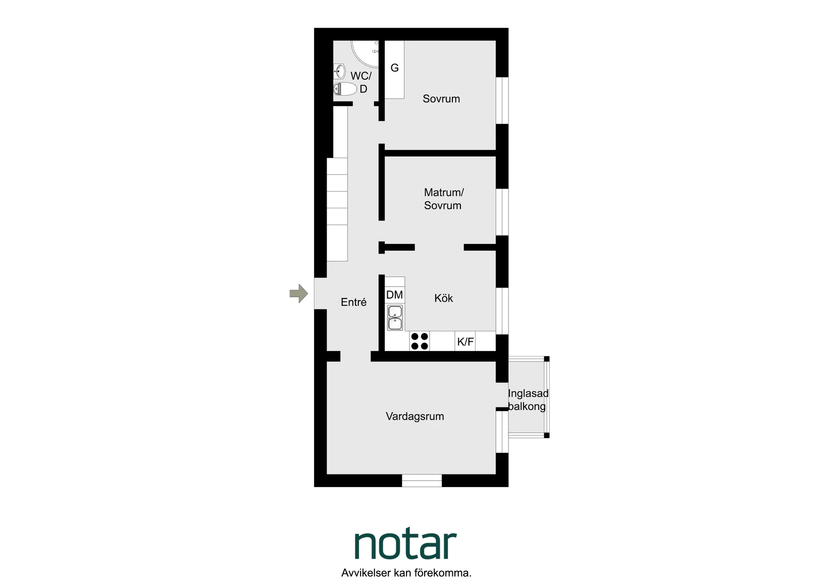 Bostadsrätt, Mellangatan 44A, Liljeholmen, Jönköping