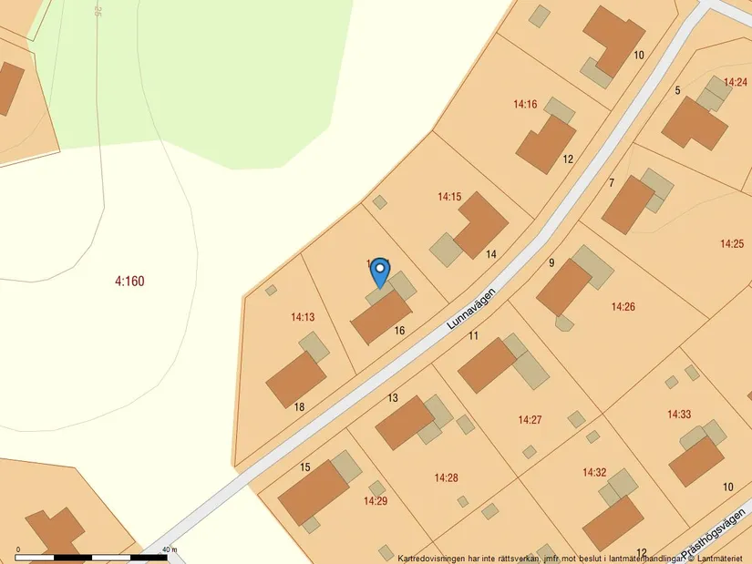 Villa, Lunnavägen 16, Åled, Halmstad