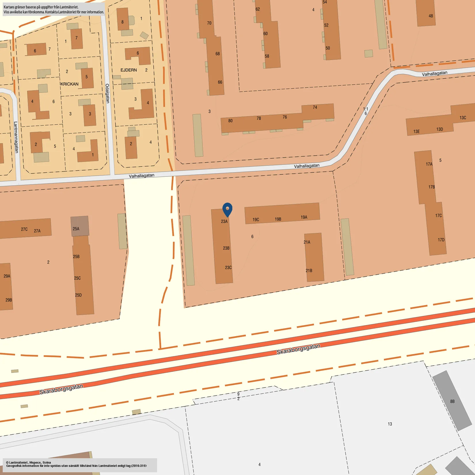 Bostadsrätt, Valhallagatan 23A, Valhall, Skara