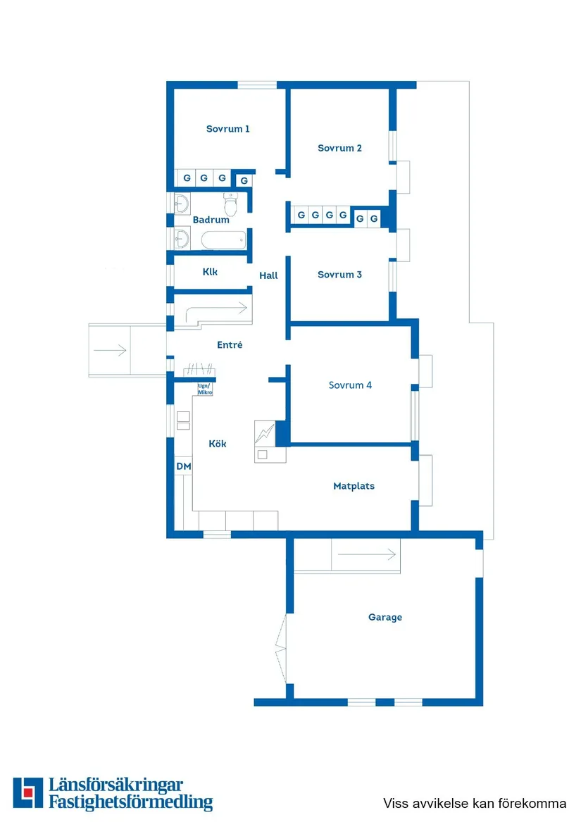 Villa, Vallmovägen 4, Hillared, Svenljunga