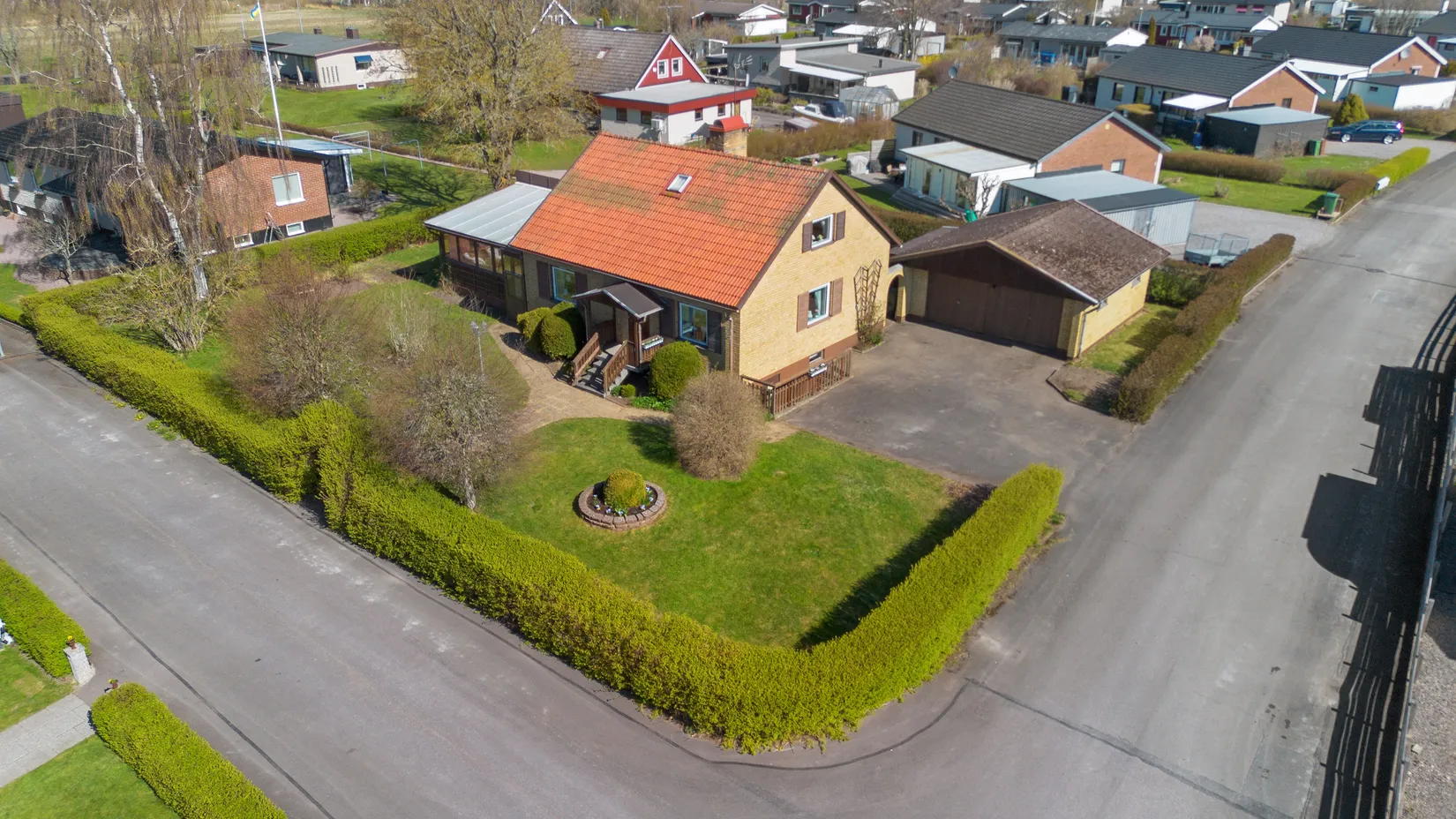 Villa, Hallagårdsgatan 8, Slutarp, Falköping