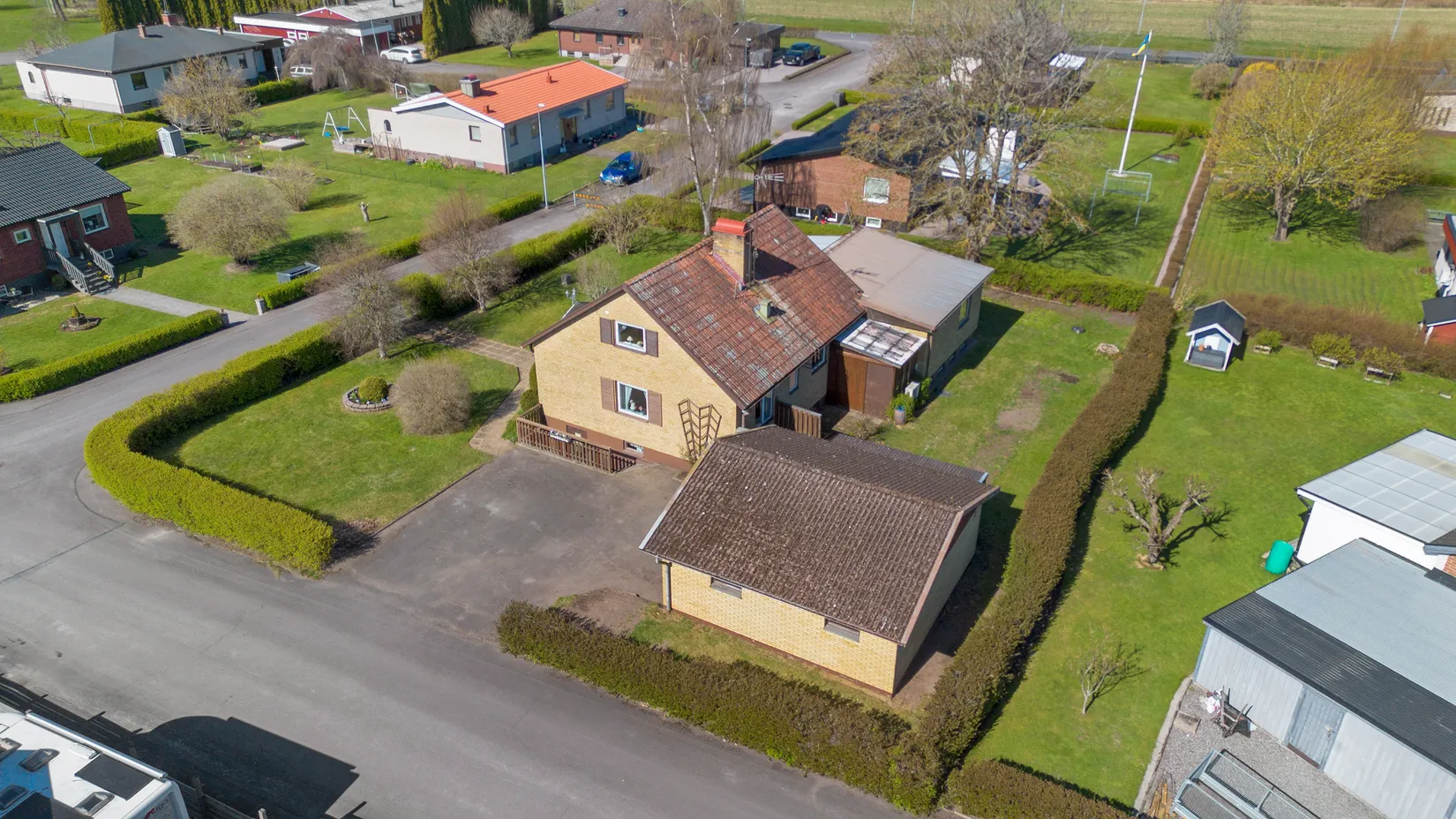 Villa, Hallagårdsgatan 8, Slutarp, Falköping